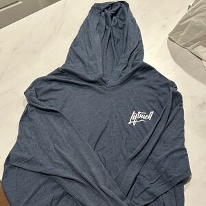 Men's Lightweight Blue Hoodie